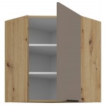 Κρεμαστό ντουλάπι γωνιακό Arianna 60x60 GN 72 1F-Γκρέζ 60x60x71.5