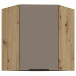 Κρεμαστό ντουλάπι γωνιακό Arianna 60x60 GN 72 1F-Γκρέζ 60x60x71.5
