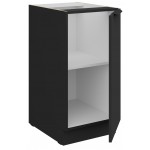 Επιδαπέδιο ντουλάπι Arianna 40 D 1F BB-Μαύρο 40x52x82