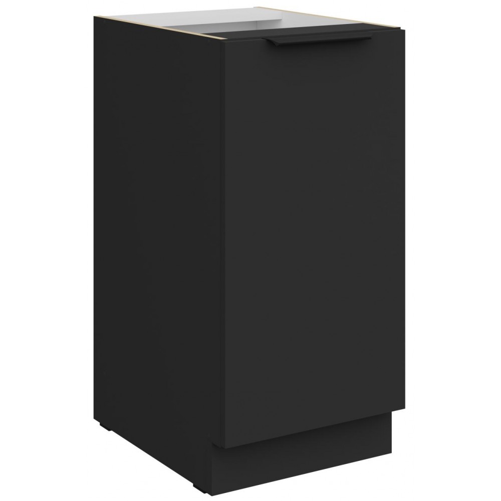Επιδαπέδιο ντουλάπι Arianna 40 D 1F BB-Μαύρο 40x52x82