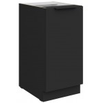 Επιδαπέδιο ντουλάπι Arianna 40 D 1F BB-Μαύρο 40x52x82
