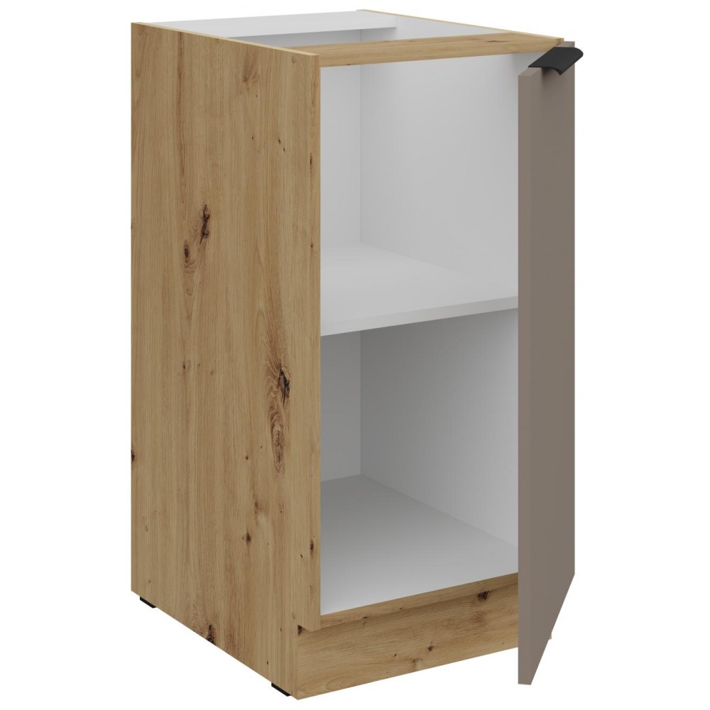 Επιδαπέδιο ντουλάπι Arianna 40 D 1F BB-Γκρέζ 40x52x82