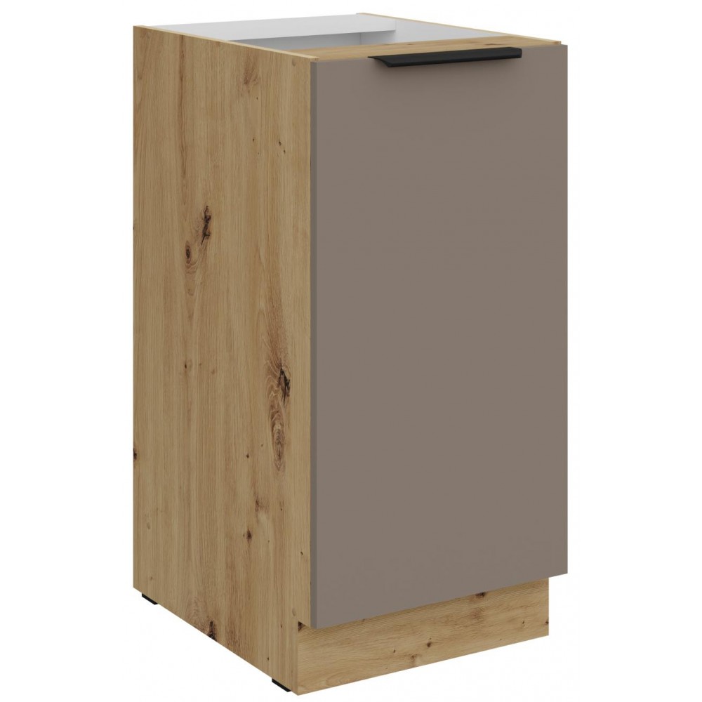 Επιδαπέδιο ντουλάπι Arianna 40 D 1F BB-Γκρέζ 40x52x82