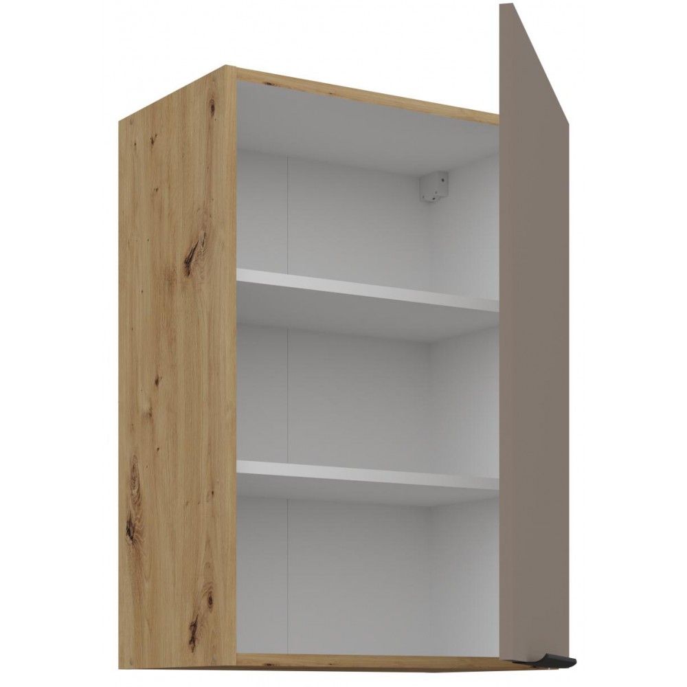 Κρεμαστό ντουλάπι Arianna 50 G 72 1F-Γκρέζ 50x31x71.5