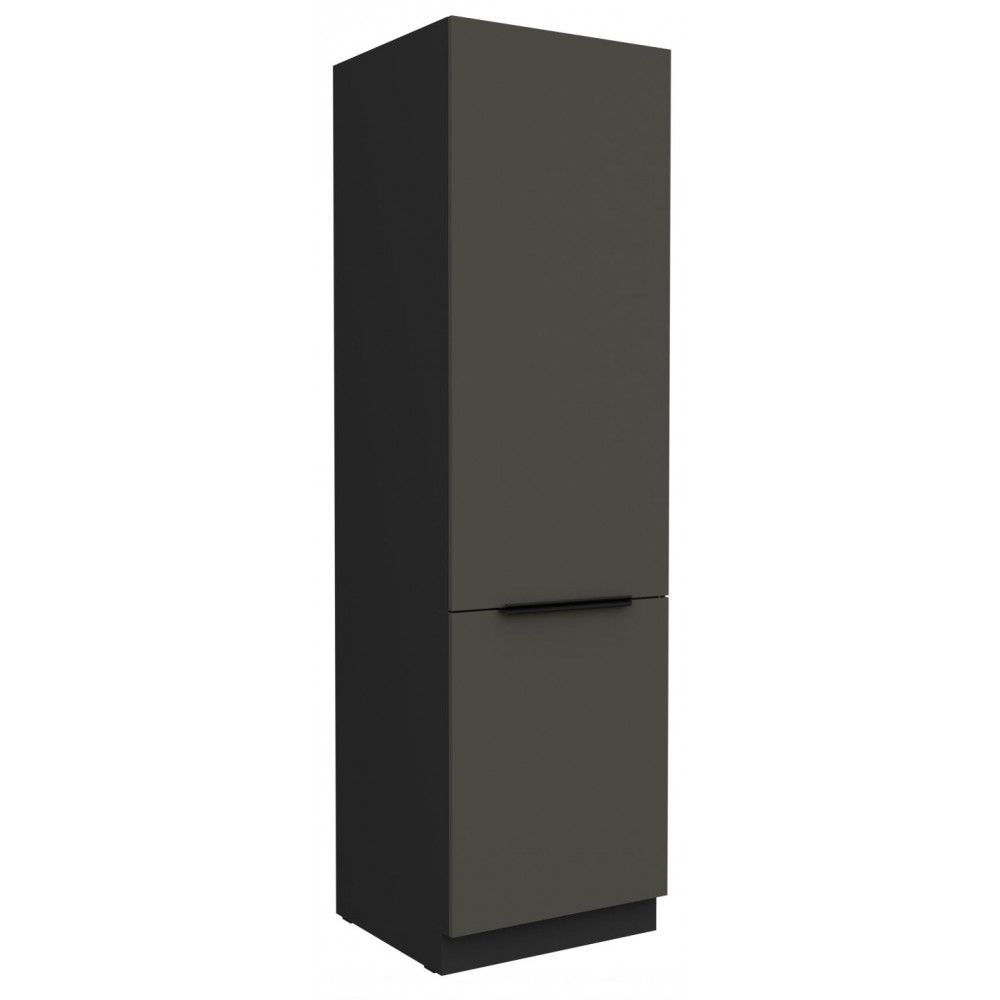 Επιδαπέδιο ντουλάπι Arianna 60 DK 210 2F-Γκρι 60x57x210