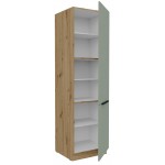 Επιδαπέδιο ντουλάπι Arianna 60 DK 210 2F-Φυστικί 60x57x210