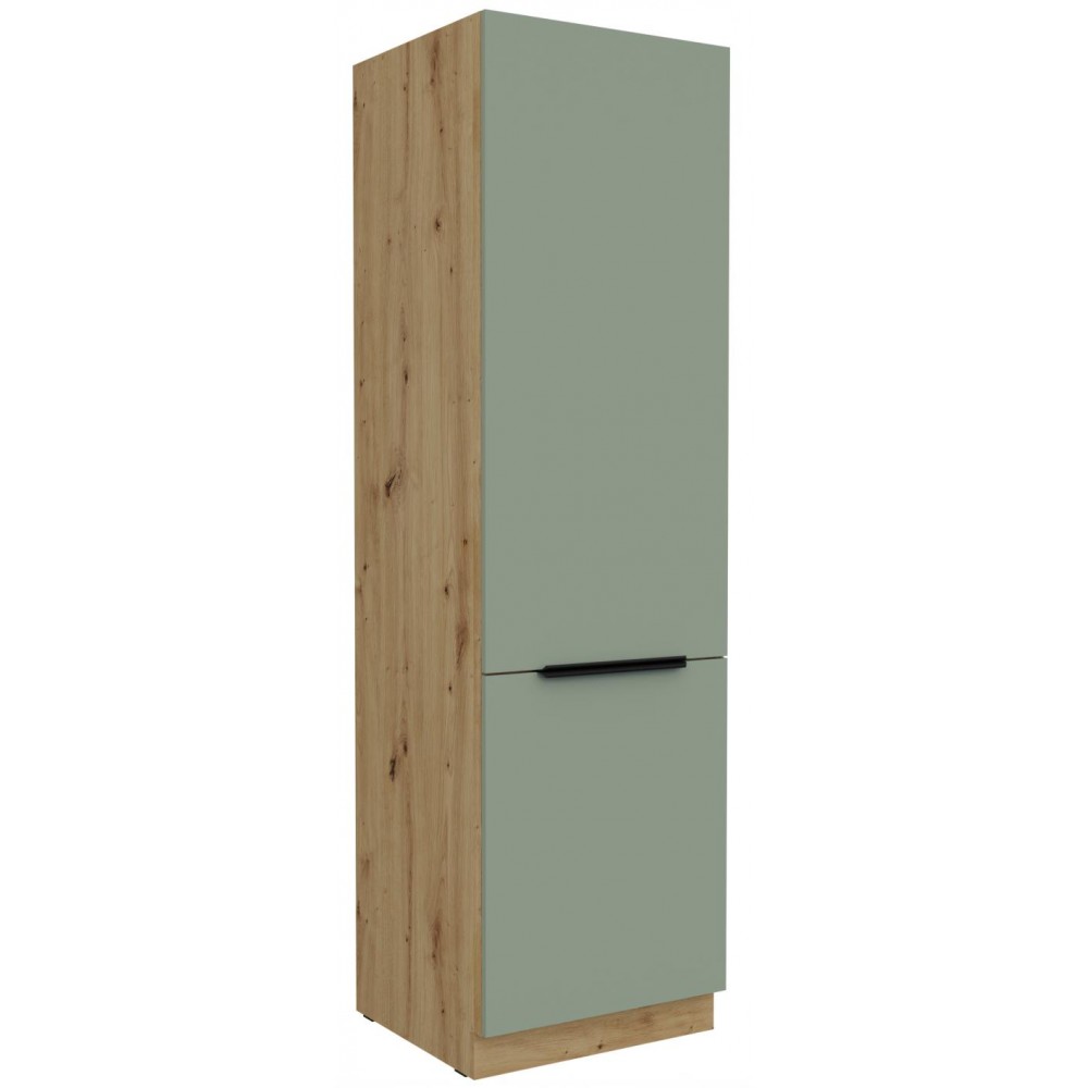 Επιδαπέδιο ντουλάπι Arianna 60 DK 210 2F-Φυστικί 60x57x210