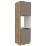 Επιδαπέδιο ντουλάπι Arianna 60 DP 210 2F-Γκρέζ 60x57x210