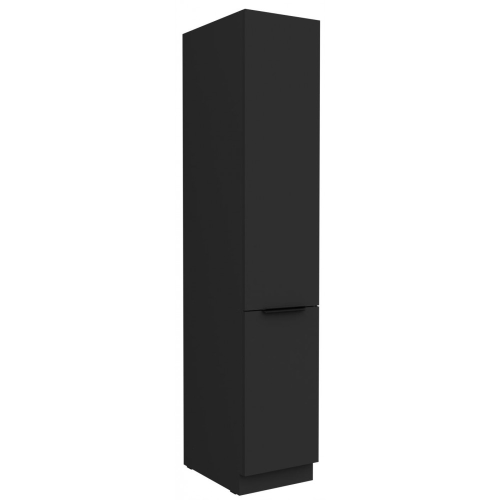 Επιδαπέδιο ντουλάπι Arianna 40 DK 210 2F-Μαύρο