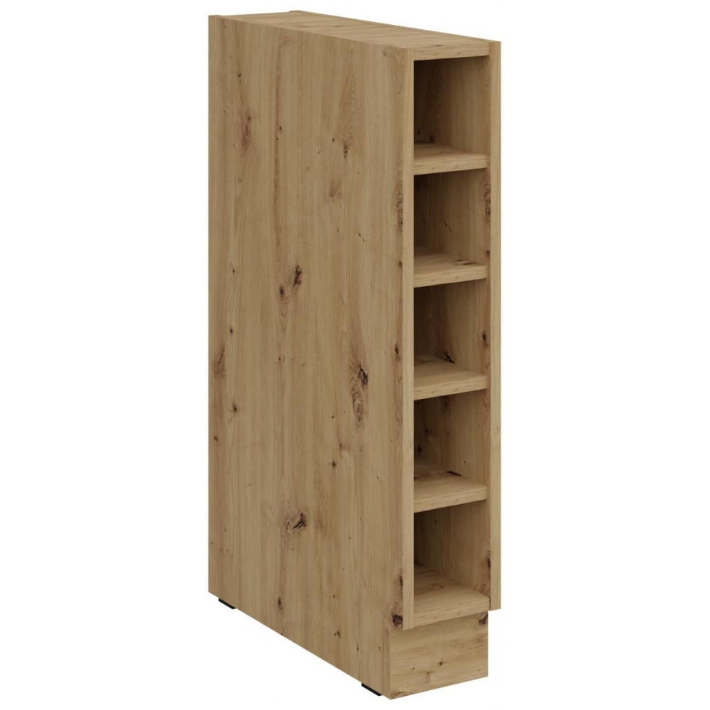 Επιδαπέδιο ντουλάπι με ράφια Arianna 15 D OTW BB-Φυσικό