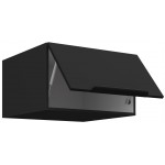 Κρεμαστό ντουλάπι Arianna 60 NAGU 36 1F-Μαύρο 60x57x36
