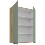 Κρεμαστό ντουλάπι Arianna 80 G 108 2F-Φυστικί