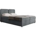 Επενδυμένο κρεβάτι Boho-140 x 200-Γκρι