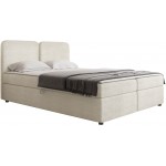 Επενδυμένο κρεβάτι Boho-140 x 200-Εκρού