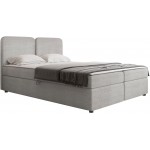 Επενδυμένο κρεβάτι Boho-140 x 200-Γκρι Ανοιχτό