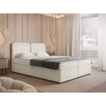 Επενδυμένο κρεβάτι Boho-160 x 200-Εκρού