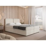 Επενδυμένο κρεβάτι Boho-180 x 200-Κρεμ