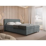 Επενδυμένο κρεβάτι Boho II-140 x 200-Γκρι