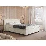 Επενδυμένο κρεβάτι Boho II-140 x 200-Εκρού