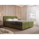 Επενδυμένο κρεβάτι Boho II-140 x 200-Πράσινο