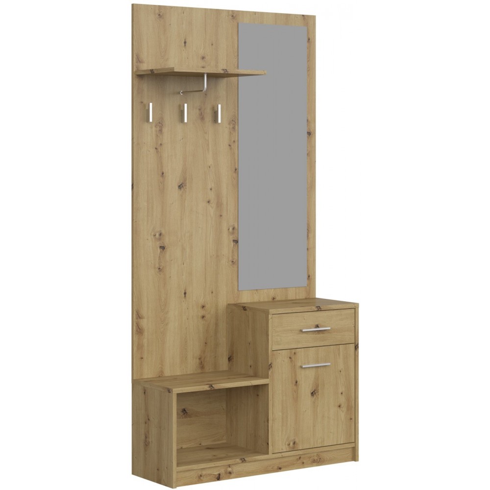Γκαρνταρόμπα Pera-Φυσικό 89.9x30x183.8