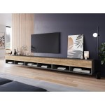 Έπιπλο τηλεόρασης A 300-Φυσικό - Γκρι