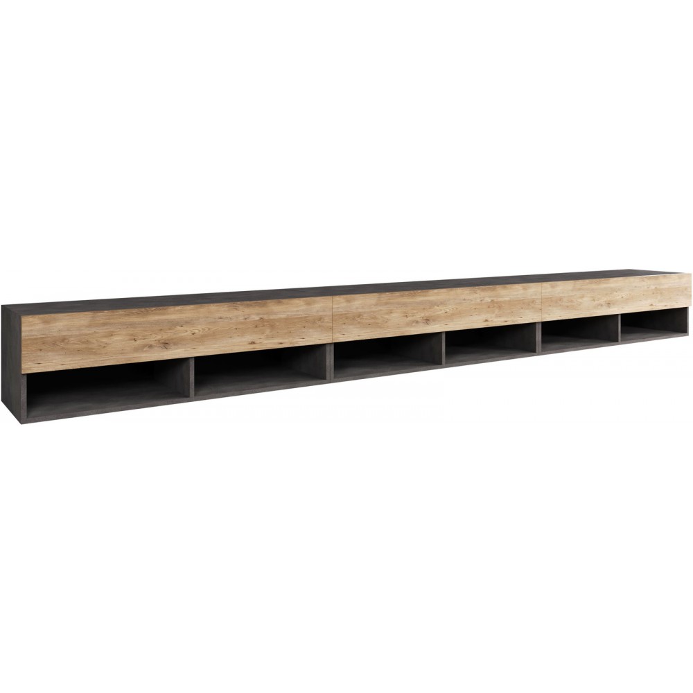 Έπιπλο τηλεόρασης A 300-Φυσικό - Γκρι