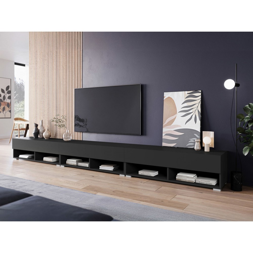 Έπιπλο τηλεόρασης A 300-Μαύρο ματ