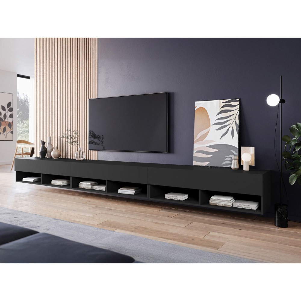 Έπιπλο τηλεόρασης A 300-Μαύρο ματ