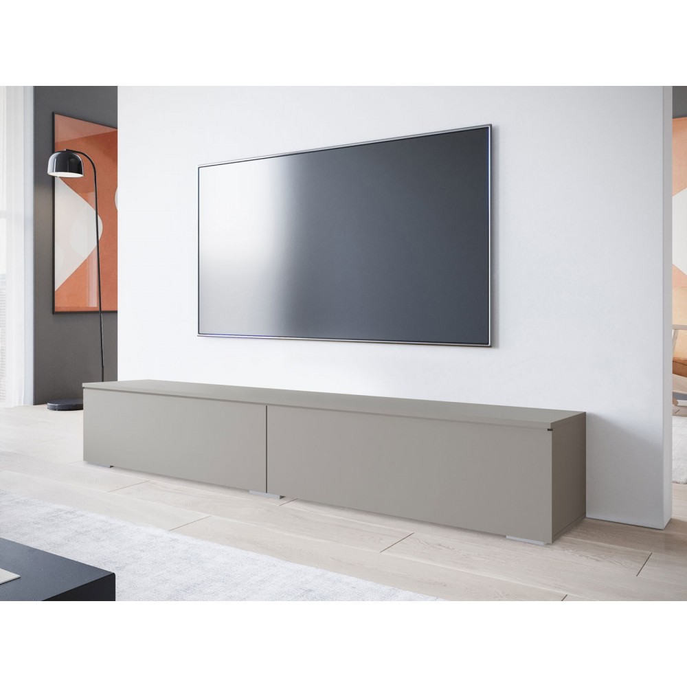 Έπιπλο τηλεόρασης  Lowboard D 180-Γκρι Ματ