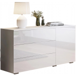 Μπουφές Paris 110-Λευκό Γυαλιστερό