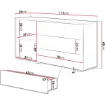 Μπουφές Paris 110-Φυσικό