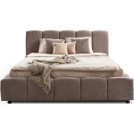 Επενδυμένο κρεβάτι  Poni-160 x 200-Μόκα