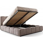 Επενδυμένο κρεβάτι  Poni-160 x 200-Μόκα