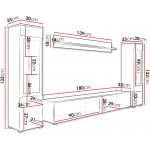 Σύνθετο σαλονιού Vera II-Μέντα