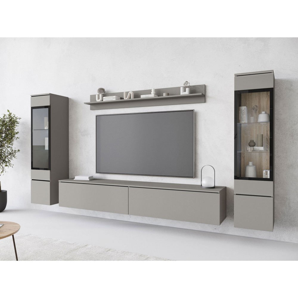 Σύνθετο σαλονιού Vera II-Γκρι Ματ