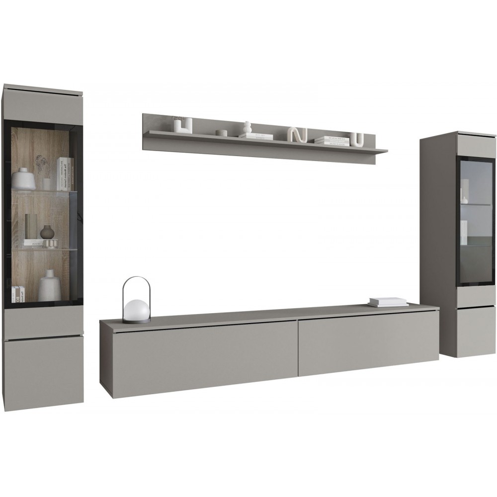 Σύνθετο σαλονιού Vera II-Γκρι Ματ