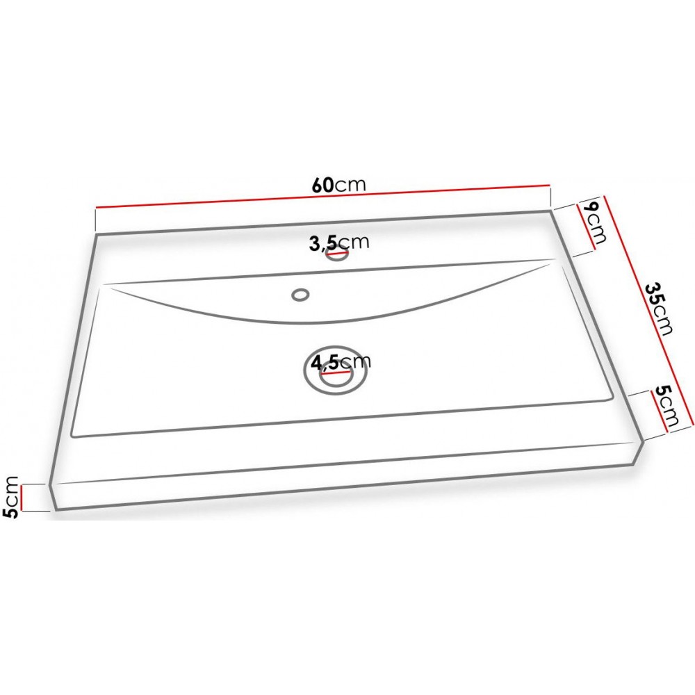 Σετ μπάνιου Alba-Ανθρακί - Φυσικό
