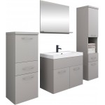 Σετ μπάνιου Alba-Γκρι Ματ