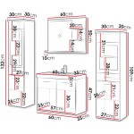 Σετ μπάνιου Madrit I-Μέντα