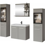 Σετ μπάνιου Madrit I-Γκρι Ματ