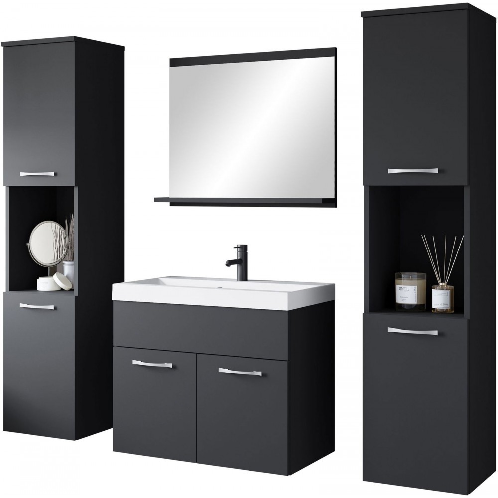 Σετ Μπάνιου Montreal XL-Μαύρο