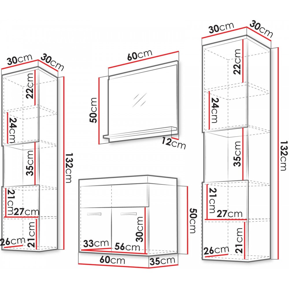 Σετ Μπάνιου Montreal XL-Cashmere