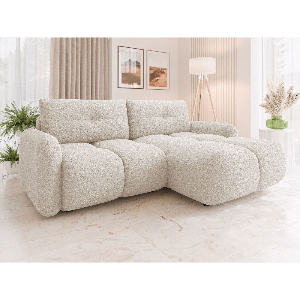 Γωνιακός καναπές Sandy-Εκρού