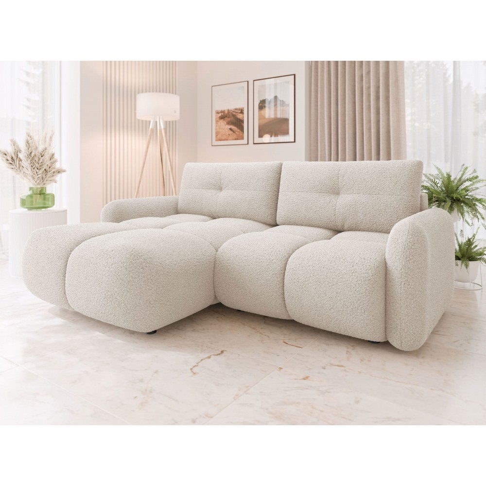 Γωνιακός καναπές Sandy-Εκρού