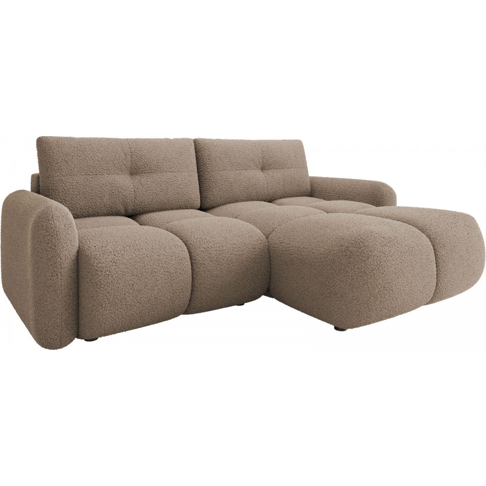 Γωνιακός καναπές Sandy-Καφέ