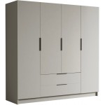 Ντουλάπα Sofia τετράφυλλη-Cashmere - Μαύρο