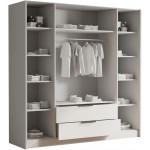 Ντουλάπα Sofia τετράφυλλη-Cashmere - Μαύρο