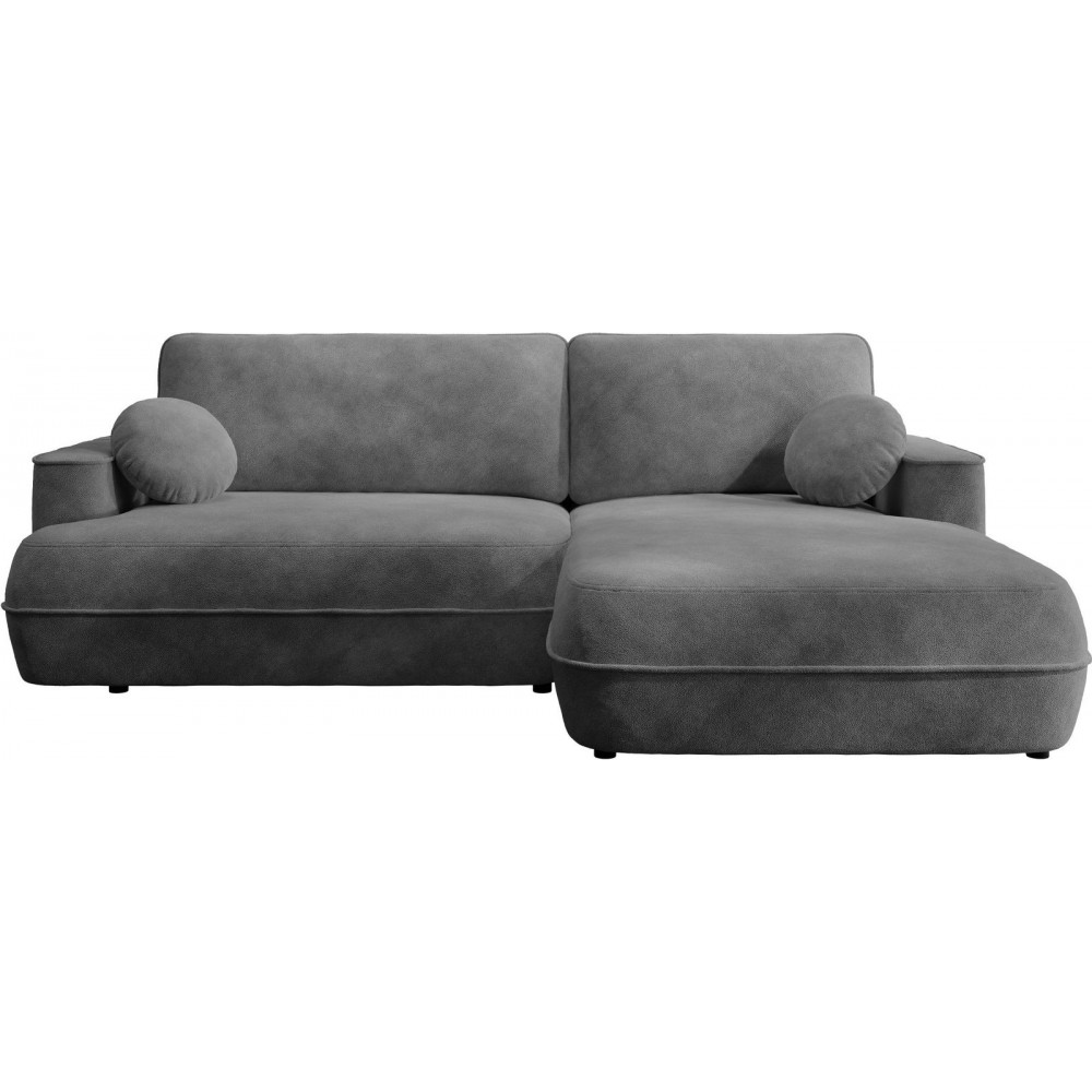 Γωνιακός Καναπές Fuego-Δεξιά-Ανθρακί