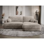 Γωνιακός Καναπές Fuego-Δεξιά-Μπεζ